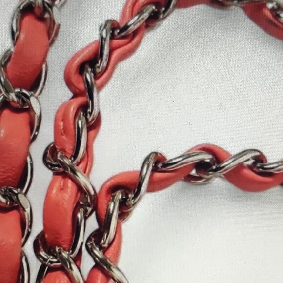 Chanel Red Medium Patchwork Classic Flap Bag - Picture 6 of 11